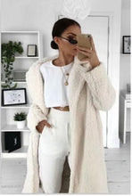 Load image into Gallery viewer, LOOZYKIT Autumn Winter Fur Women 2019 Casual Loose Solid Long Teddy Coat Female Vintage Thick Faux Fur Jackets Plush Overcoat