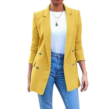 Load image into Gallery viewer, OEAK Spring Autumn Slim Fit Women Jackets Pockets Office Work Jacket Coat Elegant Business Lady chaquetas mujer invierno 2019