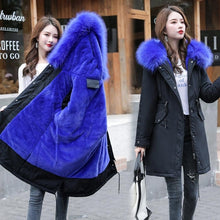 Load image into Gallery viewer, Vielleicht -30 Degrees Snow Wear Long Parkas Winter Jacket Women Fur Hooded Clothing Female Fur Lining Thick Winter Coat Women