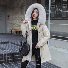 Load image into Gallery viewer, Whoholl Brand New Women Long Coat Autumn Winter Warm Velvet Thicken Faux Fur Coats Parka Female Solid Big Pocket Jacket Outwear