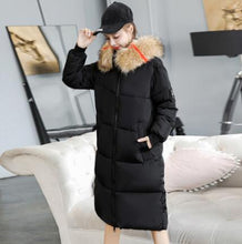 Load image into Gallery viewer, 2019 Women Winter Large Fur Hooded Parkas Female Thick Warm Cotton Coat Women Wadded Winter Jackets Outwear Plus Size 7XL C812